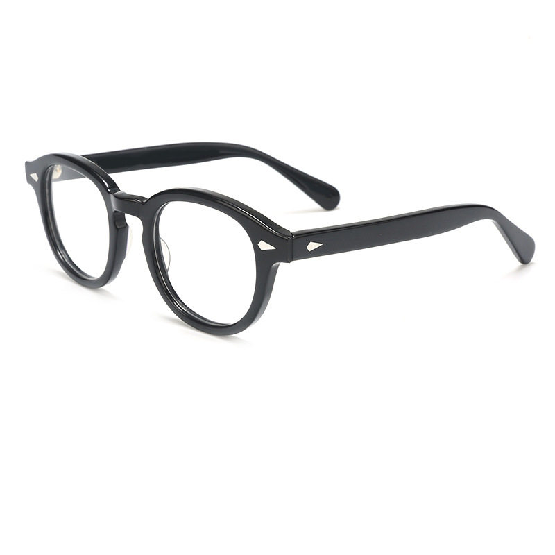 Flat Mirror Men's Retro Plate Round Frame Glasses Frame