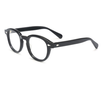 Flat Mirror Men's Retro Plate Round Frame Glasses Frame