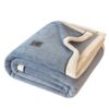 Popular Nordic Style A-Class Milk Velvet Knitted Blanket for Autumn and Winter, Thickened Velvet Bed Sheet, Flannel Sofa Cover Blanket