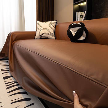 New Sofa Cushion Universal Sofa Cover Pet Leather Four-Season Anti-Cat Dustproof Cowhide Cross-Border Factory Supply Chain