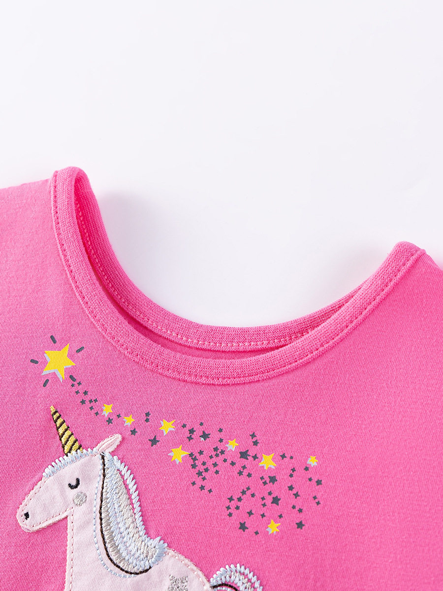 Girls' Tulle Dress, Cute Cartoon Kids' Skirt, Summer Cotton Kids' Dress