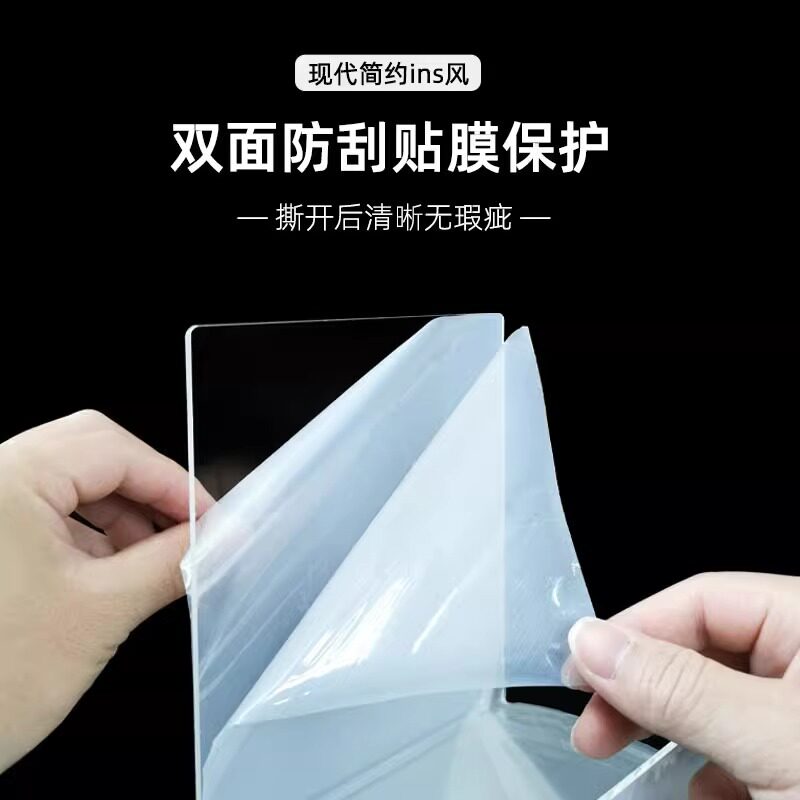 Acrylic Book Stand Transparent Bookshelf Library Bookend Bookshelf Baffle Book Display Rack Desktop Storage Rack