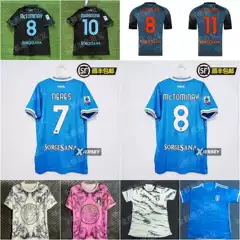 Naples Series Thai Version Jerseys Italian Football Uniforms Collection Cross-Border Wholesale with A-Grade Quality Printing Available for Dropshipping