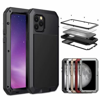 Suitable for Iphone17Pro Tank Metal Three-Proof Mobile Phone Case Apple 16 Sealed Anti-Fall and Dustproof Protective Cover 14