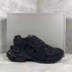 European-Style Full Rhinestone New Thick-Soled Paris Sneakers with Laces, Casual Shoes, Height-Increasing Dad Shoes, Trendy Genuine Leather with Rhinestones