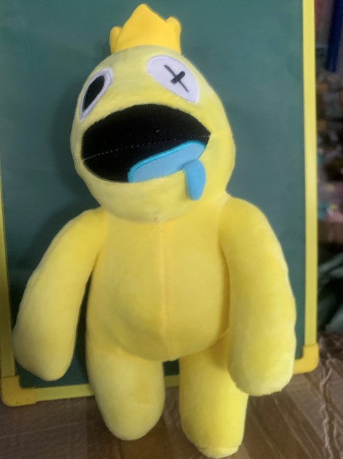 现货跨境新品roblox rainbow friends彩虹伙伴小蓝人公仔毛绒玩具