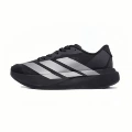 Marathon running shoes black silver