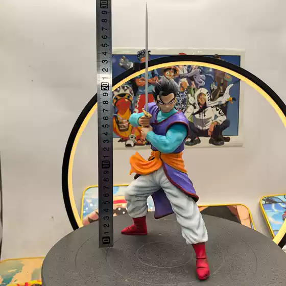 Dragon Ball Gk Customized Majin Vegeta Son Gohan Sword-Holder Resin Figure Model Anime Boxed Wholesale