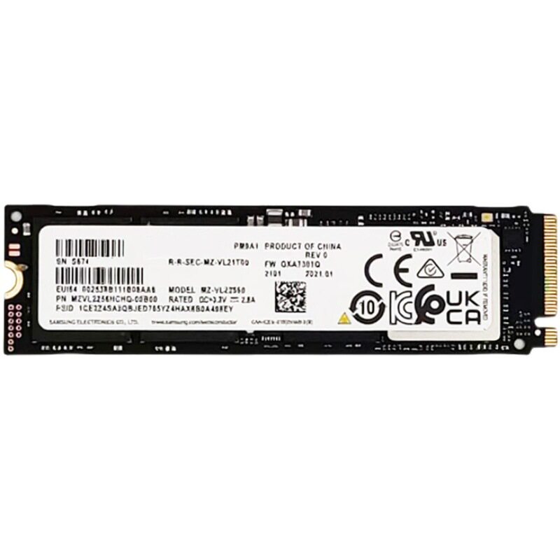 Подходит для компьютера Samsung PM9A1 PCIe4.0 с твердотельным накопителем 256G/512G/1T SSD NVMe Изображение 1