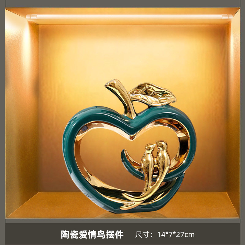 新中式高档酒柜装饰品餐边柜摆件客厅创意家居饰品室内软装装饰