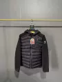 Pjs spliced ​​cotton jacket black