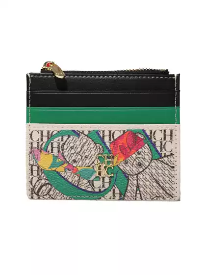 Chhc 2025 New Women's Wallet Short Wallet Fashion Cartoon Multi-Card Slot Design Mini Coin Purse