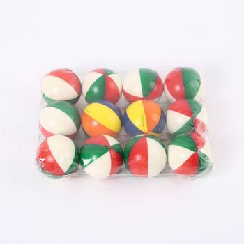 Cross-border Amazon 6.3cm wholesale ball PU ball sponge foam ball children's educational toys 4 pieces basketball PU ball