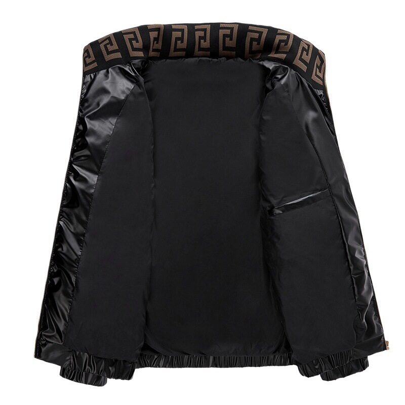 In the winter of 2025, the new down jacket men's fashion leisure collar down jacket national standard 50 duck down lovers