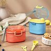 Double layer milk powder box baby milk powder box out large capacity milk powder storage box baby portable milk powder rack direct supply