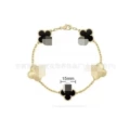 Black shell clip laser bracelet