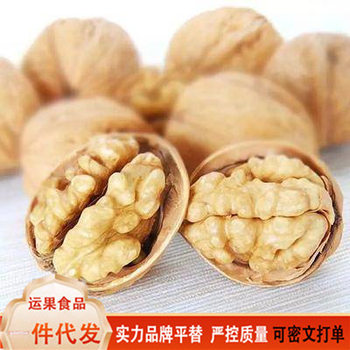 Wholesale Xinjiang paper walnut 185 paper walnut 500g skin thin nuts full hand pinch that open dried fruit snacks