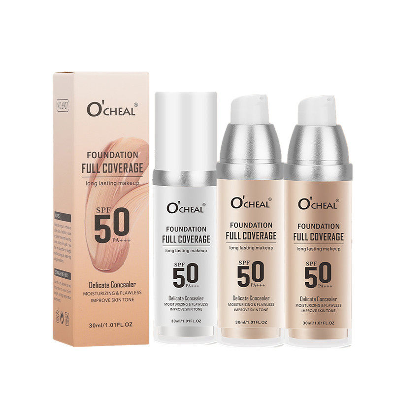 OCHEAL Cross-border Temperature Change Foundation Moisturizing Concealer Long-lasting and Difficult to Take Off Makeup Brightening and Color Changing Concealer