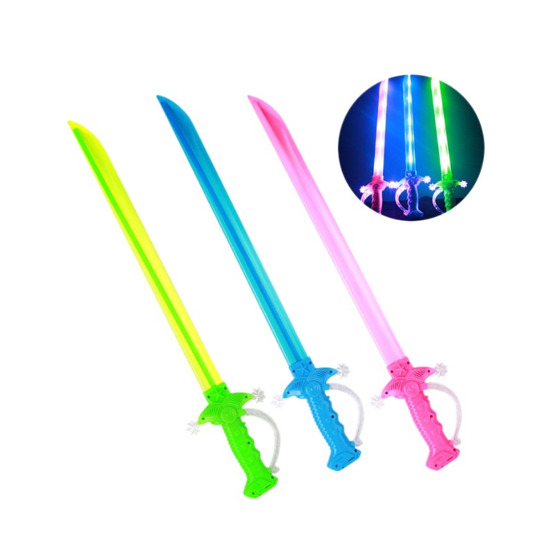 闪光音乐大刀剑 小孩发光儿童玩具批发 地摊货 2018夜市新年货源