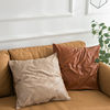 Soft Imitation Cowhide Accessible Luxury Pillow Case with Leather Texture Waist Pillow Living Room Sofa Technology Cloth Cushion Simulated Leather Pillow