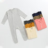 Baby Jumpsuit Bamboo Fiber Long-Sleeved Pajamas Newborn Clothes Spring Newborn Boy Romper Spring and Summer