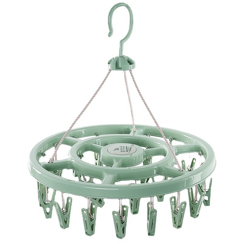 Sock Drying Rack, Windproof Clothespin, Household Bold Multi-functional Clothes Hanger, Cool Intimates and Socks Hanging Artifact