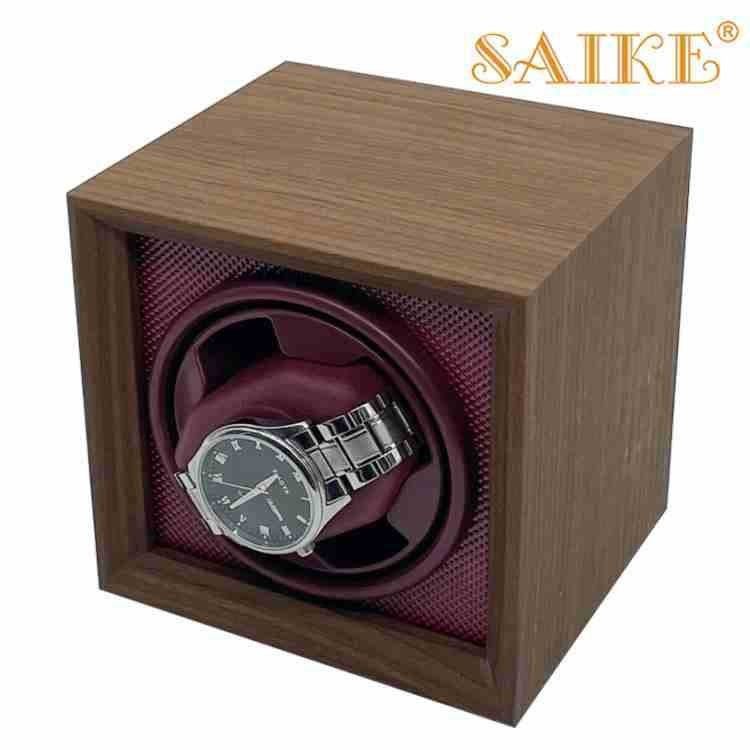 Spot Wholesale Black Walnut Wooden Vertical Automatic Mechanical Watch Watch Shaker Electric Watch Box 3-Position Adjustable