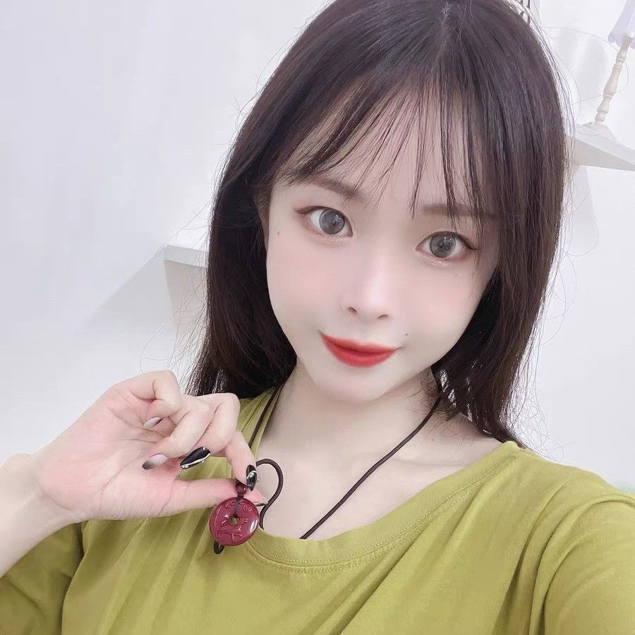 Cinnabar Zodiac Peace Buckle Pendant Benmingnian Low Content Men's and Women's Necklace Keychain Peace Buckle Snake