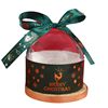 2025 New Gold-Stamped Semi-Circular Transparent Christmas Apple Hug Bucket Christmas Gift Box Christmas Apple Box