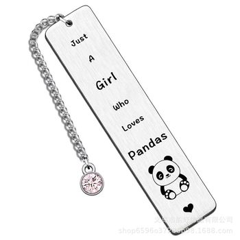 European and American Stainless Steel Bookmarks Graduation Season Gifts Laser Engraving Thank You Teacher's Day Gift Book Metal Bookmarks