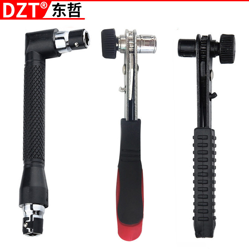 New L-shaped double-headed mini ratchet wrench 45# steel man...