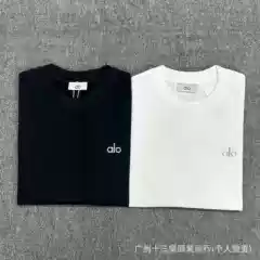 26 Summer Heavyweight 280g Double Yarn Authentic Silver Label Logo Simple Loose Versatile Casual Long Sleeve T-Shirt