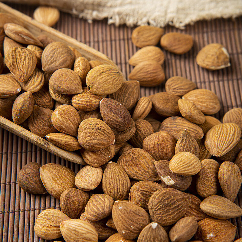 Medicinal Bitter Almond 500g g Nut Mountain Almond Almond Chinese Medicinal Material Northern Almond Edible Non-Wild Raw Bitter Almond