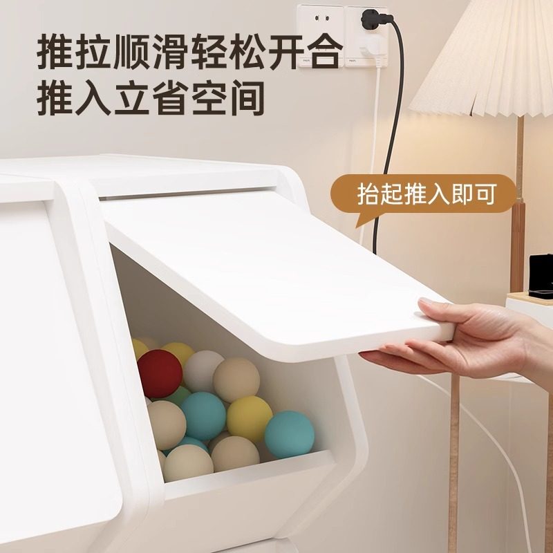 格子柜收纳柜子书柜自由组合客厅沙发边柜矮柜落地零食玩具储物柜