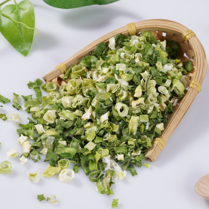 Dehydrated Chive Rings, Dehydrated Vegetable Baked Chives, Dried Chive Slices, Chive Instant Noodles, 5*5mm Raw Materials Wholesale