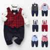 Baby Clothes Spring and Autumn Baby Boy Handsome Gentleman Ha Clothes Newborn One Hundred Days Old Dress Baby One-piece Clothes