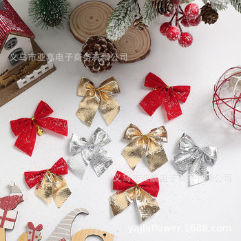 Christmas Decoration Pendant Small Bow Christmas Tree Hanging Decoration Gift Box Gift Decoration Festive Atmosphere Set