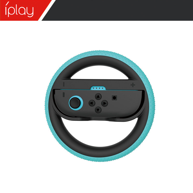 Switch2 Generation Left and Right Handle Racing Round Steering Wheel Ns2 Handle Steering Wheel 2 Pack with Anti-Slip Particles