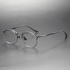 Shenzhen glasses Matsuda with M3118 retro pure titanium plate ring round frame can be equipped with anti-blue light glasses flat lens