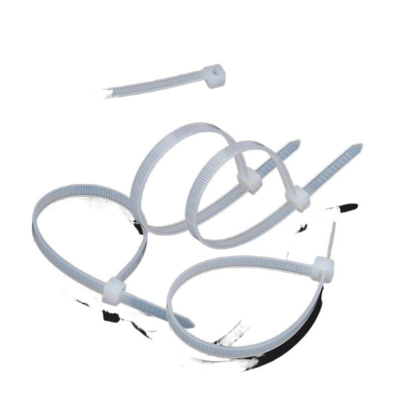Nylon Cable Ties, Large Cable Ties, Thickened and Extended Buckles, One Pull to Tighten Medium and Small Sizes