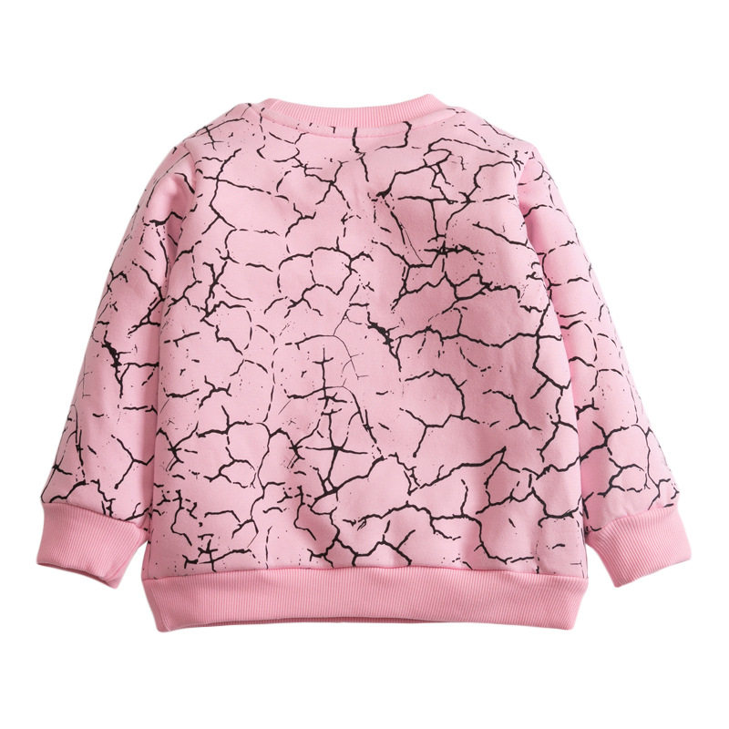 Haut doublé polaire fille hiver et automne, sweat à capuche enfant coton manche longue