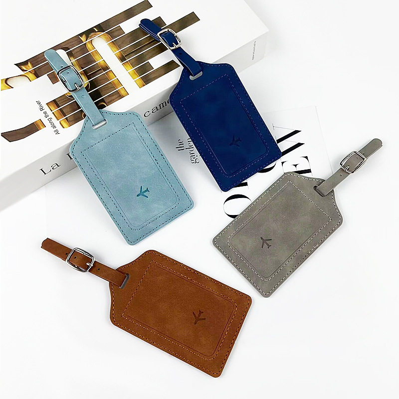 Cross-border in stock Multicolor Luggage Tag Passage Holder suit PU Skin Sense Anti-magnetic Passage Holder Leather Multifunctional Passage Bag