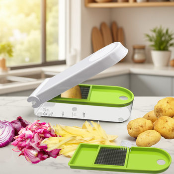 Multifunctional Vegetable Cutter Kitchen Potato Radish Onion Dicing Machine Manual Press-Type Vegetable Cutting Cross-Border Supply