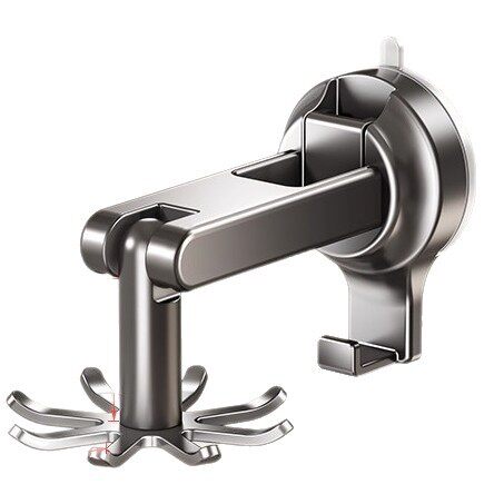 Kitchen Rotating Suction Cup Hook Storage Rack Pot Spatula Spoon Shovel Hanging Rack Punch-Free Kitchen Utensil Storage Rack