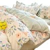 K Nantong Home Textile Bedding Cotton Cotton Four-piece Quilt Cover Three-piece Winter Class A Maternal and Infant Advanced Sense