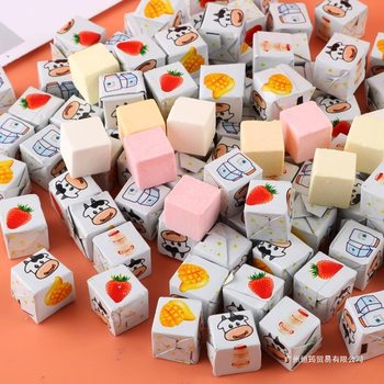 Cheese Flavored Cheese Candy Bulk Snacks Candy Individually Packaged Children's Snacks Milk Tablets Small Cubes of Sugar
