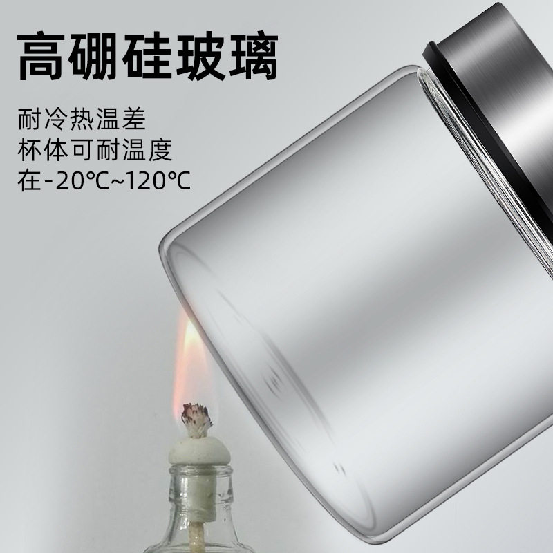 One-piece delivery tea jar food grade glass jar grains glass sealed jar factory direct supply large quantity free shipping