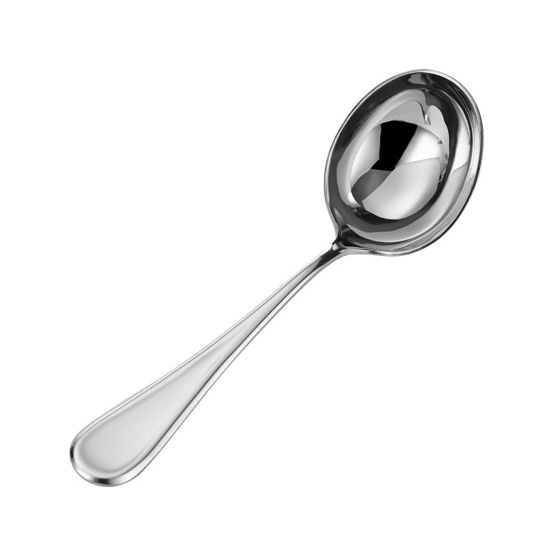 Premium Large Household Porridge Spoon, Soup Spoon, Hot Pot Spoon, Deep Soup Spoon, Food-Grade 304 Stainless Steel Spoon
