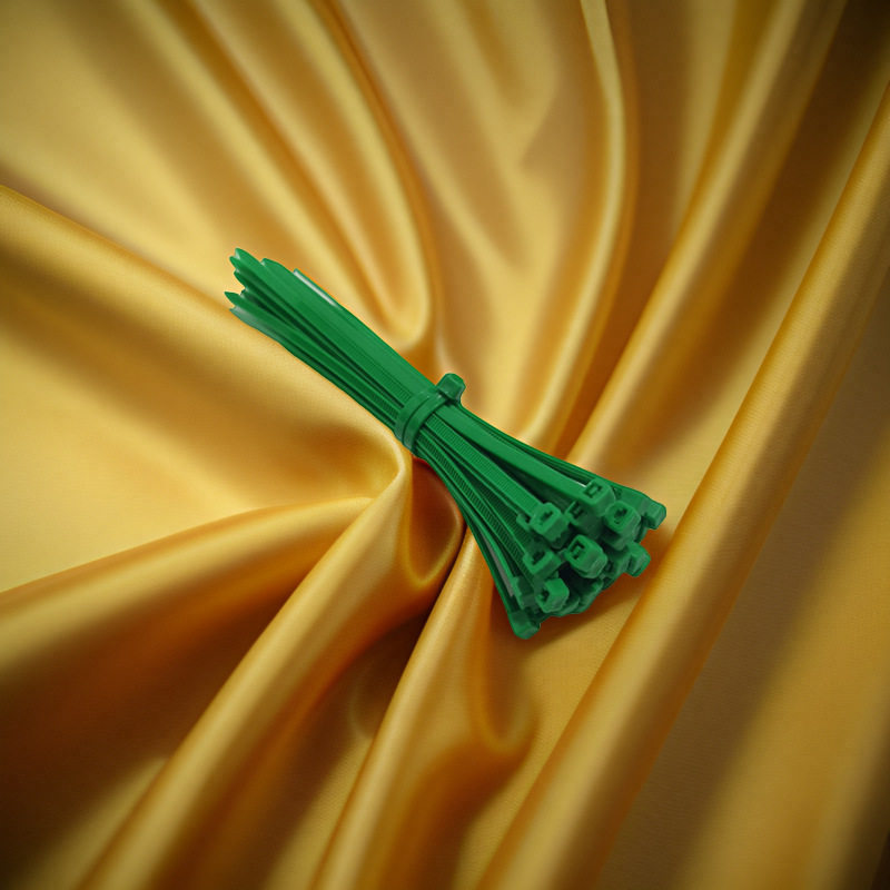 Manufacturer Wholesale Spot Plastic Nylon Cable Ties White Cable Ties 3*100 Black Green 3*150 Binding Belts