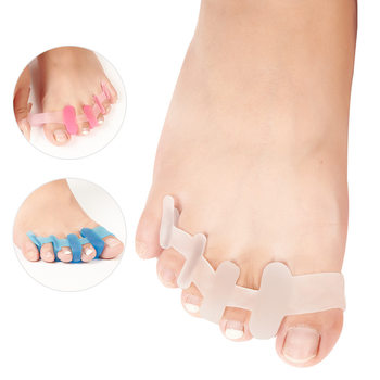 Thumb and Toe Correction Sleeve Five-Finger Silicone Separator Thumb and Toe Overlap Corrector Exerciser Wholesale